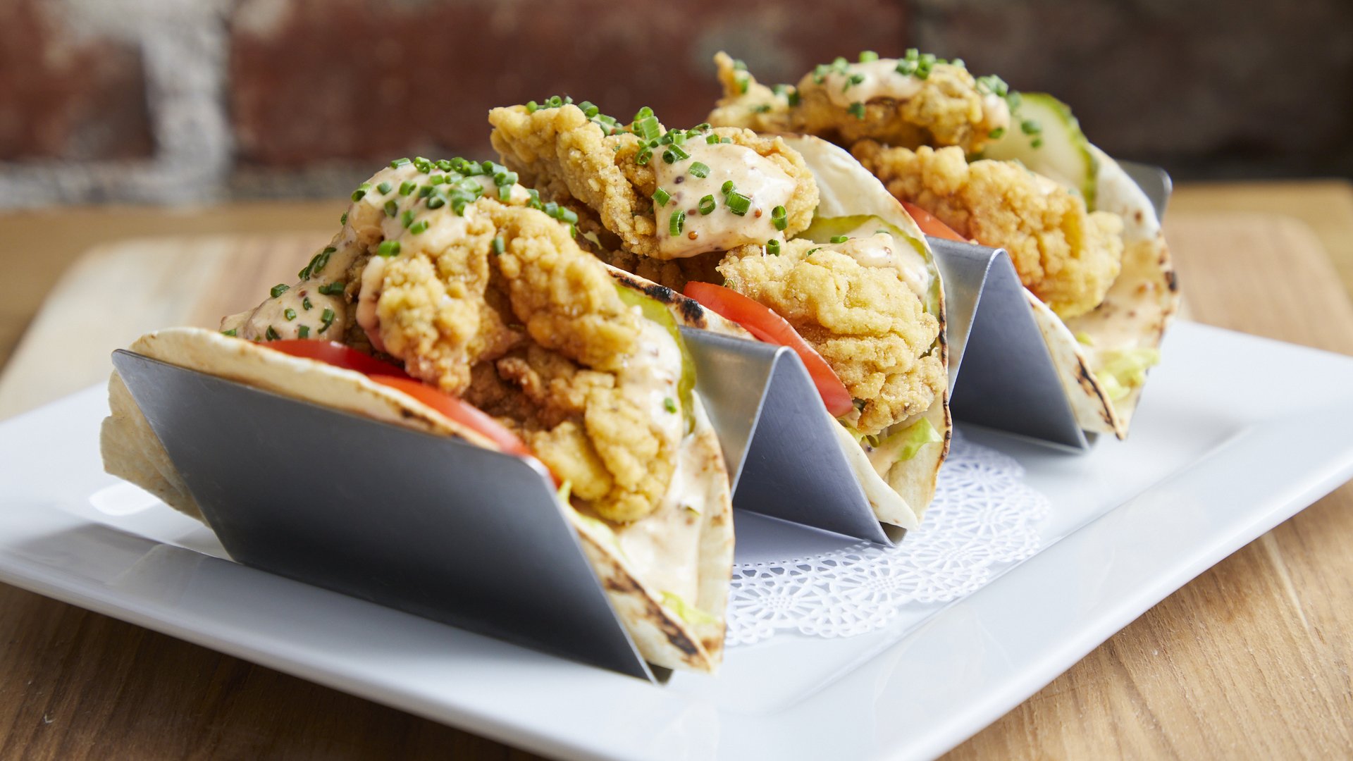 oyster tacos