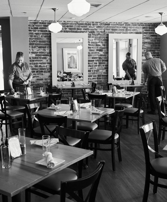 interior with servers